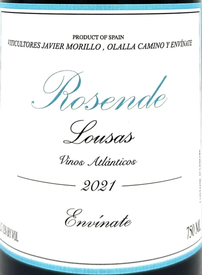 Envinate Ribeira Sacra Lousas Parcela Rosende 2021
